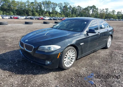 2013 BMW 535I z USA, uszkodzony, nr VIN WBAFR7C57DC817192